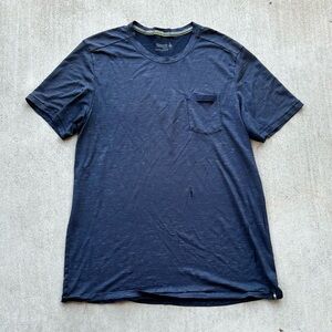 Smartwool Merino 150 Hemp T Shirt Large Blue Thrashed Read